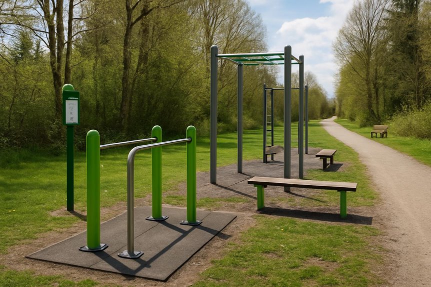 free outdoor gym stations ckf21 Your Guide to Free Outdoor Fitness Trails in Surrey BC free outdoor gym stations