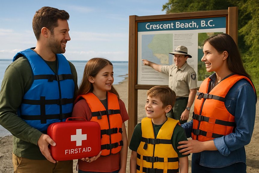 keep beach safety rules geiuv Crescent Beach BC Day Trip Ideas keep beach safety rules
