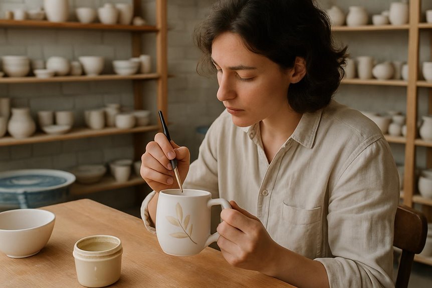Surrey, BC Art Spots and Pottery Painting paint your own ceramics