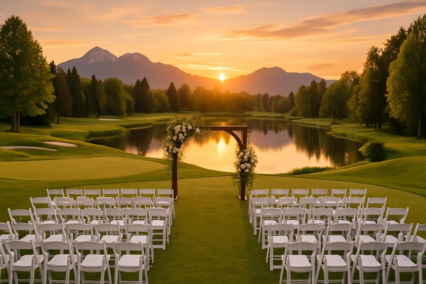 scenic golf course weddings