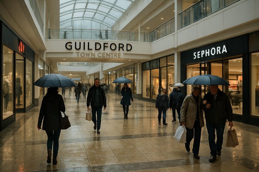 year round indoor shopping