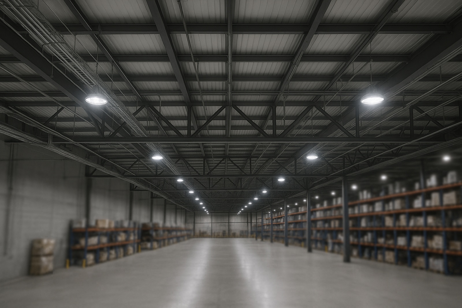jnec body2 JN Electrical Consulting Warehouse interior with industrial LED lighting