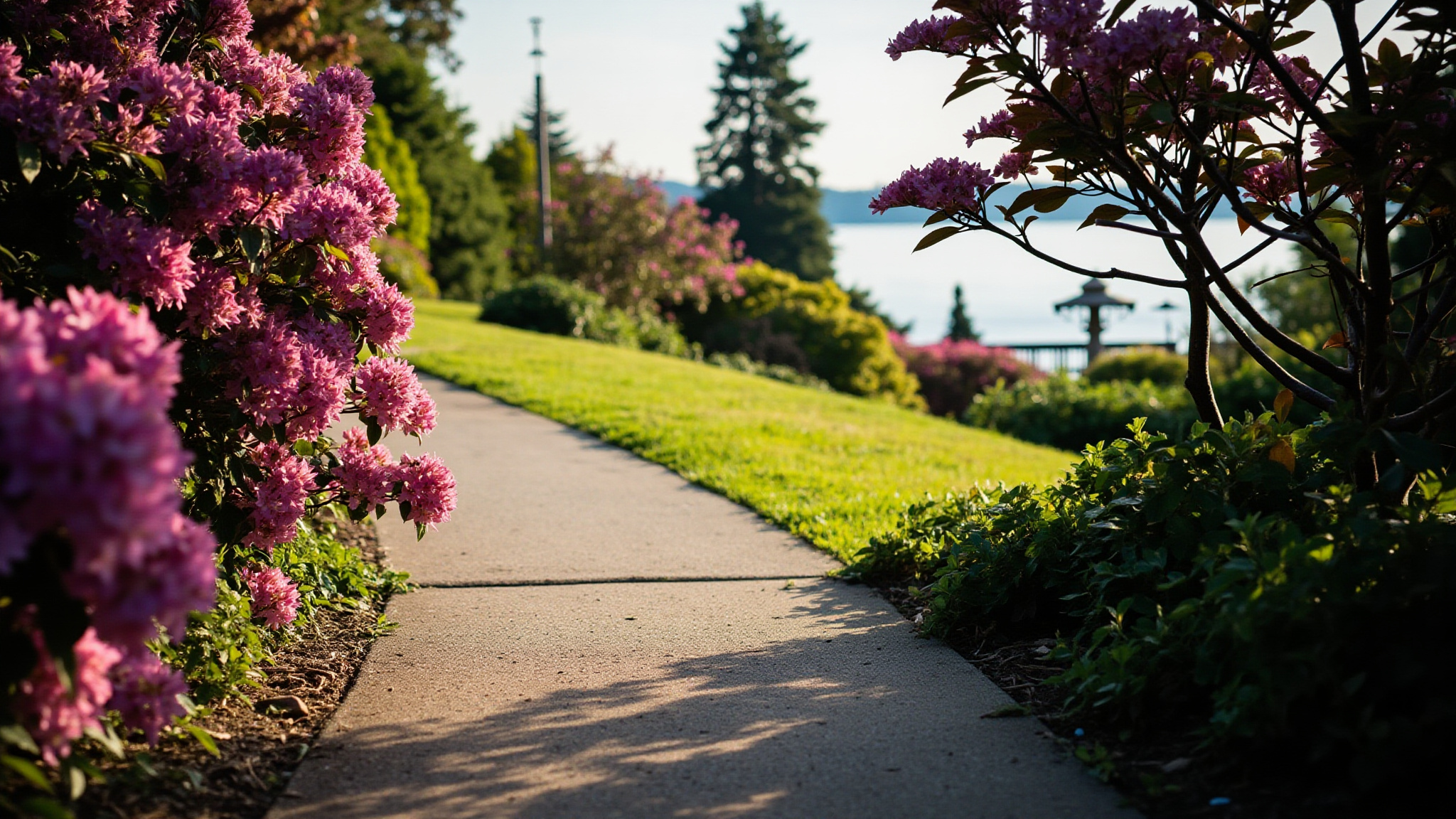 bearcreek featured v2 surrey Bear Creek Park Surrey: The Complete Visitor's Guide Blooming rhododendrons along a garden path at Bear Creek Park in Surrey